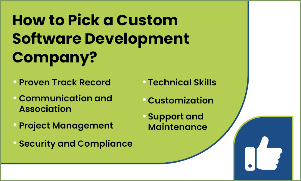 Pick a Custom Software Development Company