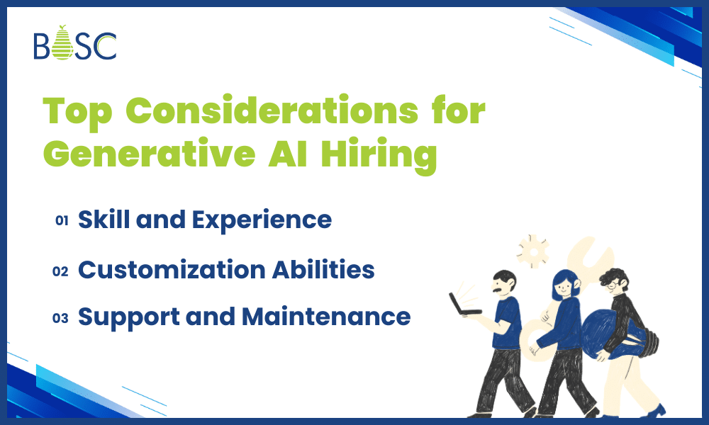 Top Considerations in Hiring a Generative AI Company