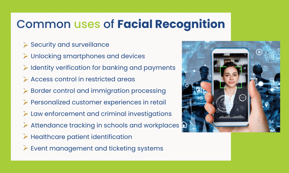 Common uses of Facial Recognition
