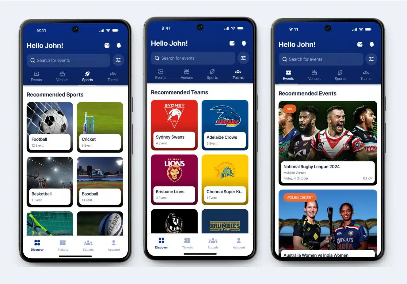 Group Sports Event Planner App